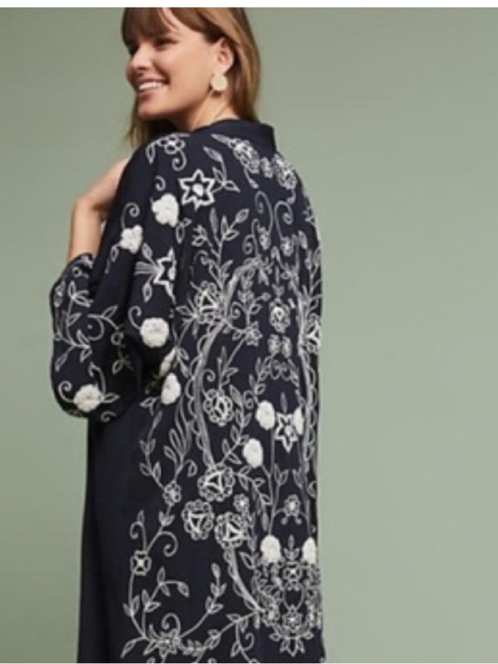 Anthropologie Floreat Petunia Kimono - OS